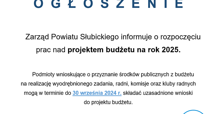 Prace nad przyszłorocznym budżetem powiatu rozpoczęte